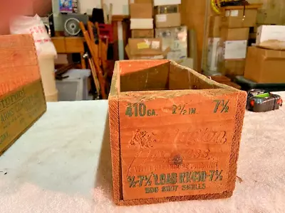 Vintage Remington 410  Wooden Shipping Crate • $50