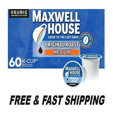 Maxwell House Original Roast Medium Roast K-Cup® Coffee Pods 60 Ct. Box • $28.25