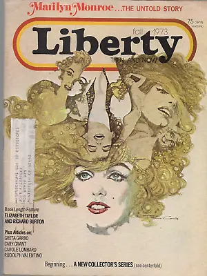 Liberty Magazine Marilyn Monroe The Untold Story Great Shape Fall 1973 • $13.50