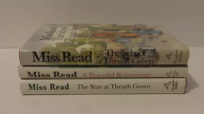 Lot Of 3 Miss Read 1st American Edition Hardcovers 2-THRUSH GREEN 1-Fairacre • $39.95
