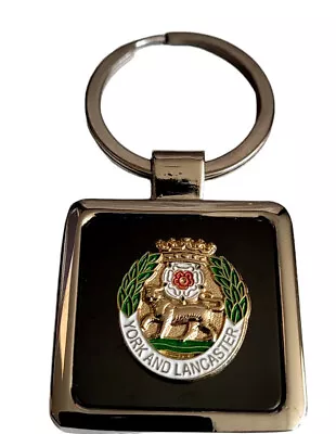 York And Lancaster Regiment Veterans Keyring & Gold Plated Badge • £6.99