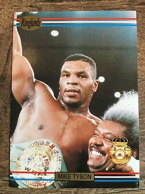 MIKE TYSON 1991 Ringlords Boxing Card #NNO Don King Sample Stamp RARE • $89.99