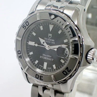 $1400 • Buy TUDOR Princess Date Hydronaut 99090P Automatic Black Dial Bracelet Womens Watch