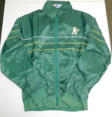 OAKLAND ATHLETICS A'S Starter Jacket Windbreaker - Size Large Vintage • $60