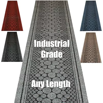 £27 • Buy Hallway Stairs Mat Carpet Runner Durable Anti Slip Latex Back Strong Tough