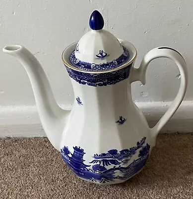 Willow Pattern Blue & White Coffee Pot Wade Ceramics Commissioned By Ringtons    • £14