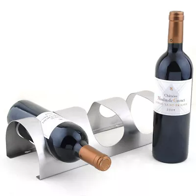 $43.33 • Buy Domestic Wine Bottle Rack Stainless Steel Bottle Wall Mounted Wine Rack