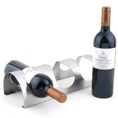 $43.33 • Buy Domestic Wine Bottle Rack Stainless Steel Bottle Wall Mounted Wine Rack