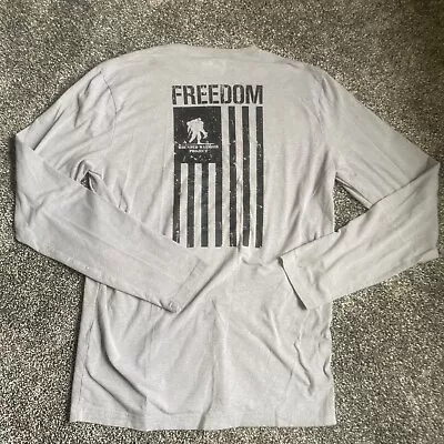 Under Armour T-Shirt Mens Medium Freedom Wounded Warrior Project Long Sleeve Tee • $19.99