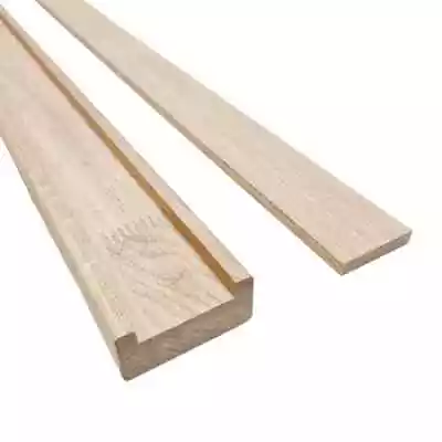 Oak Finger Joint Base Rail Grooved For 41mm Spindles • £47.37