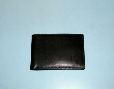 Vera Pelle  Firenze  Black Genuine Leather Wallet NEW • $13.54
