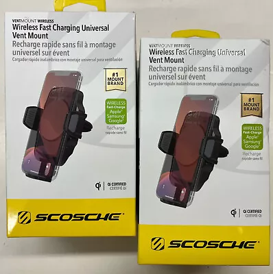 2/$29.99 SCOSCHE Wireless Fast Charging Universal Vent Mount (VQ2M) • $29.99