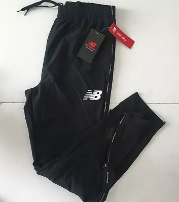 NEW BALANCE All Motion JOGGERS Mens Running Pants Mesh Lined Black Size S M L • $26.77