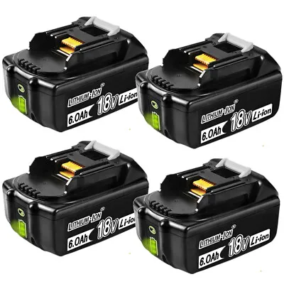 18V 18 Volt 6.0Ah Battery W/LED For Makita LXT BL1830 BL1850 BL1860 LITHIUM ION • $20.89