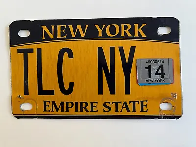 Vanity License Plate New York Motorcycle TLC NY Taxi & Limousine Commission • $28.99