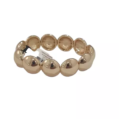 Vera Bradley Elegant Mod Gold Tone Stretch Bracelet Nwt • $11.99
