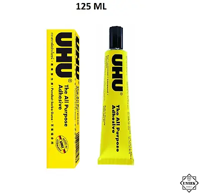 125ML ORIGINAL UHU GLUE All Purpose Super Glue Strong Clear Adhesive Glue Tube • £7.81