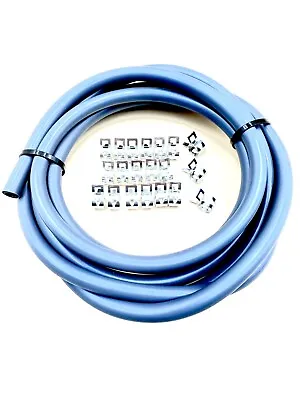 10 Feet 1/4 Inch ID Fuel Line Hose Kit With 20 Clamps For Briggs Kawasaki Kohler • $14.99