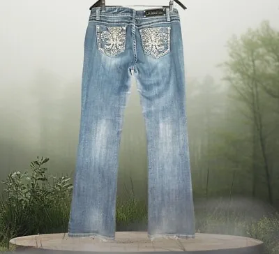 LA Idol USA Jeans Size 11 33x34 Y2K Denim • $25