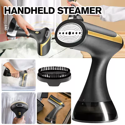 1500W Iron Clothes Powerful Steamer Handheld Fabric Portable Travel Heat Garment • £24.99