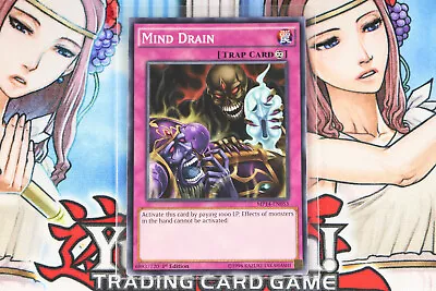 Yugioh Trap Card Mind Drain MP14-EN053 1st Edition Common • $1.09