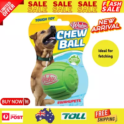 $6.75 • Buy Wahu Pet Tough Chew Ball Dog Toy - Green