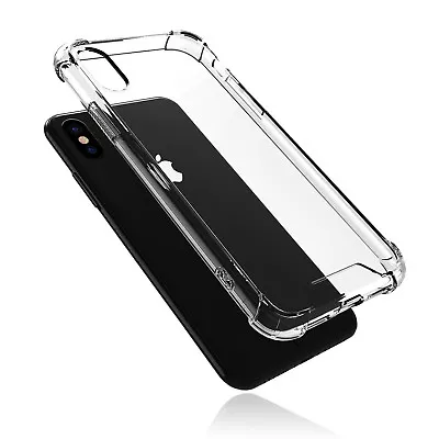 For IPhone 6s/Plus/Samsung S8+ Cover Case Shockproof Hybrid Rugged Rubber Clear • $10.44