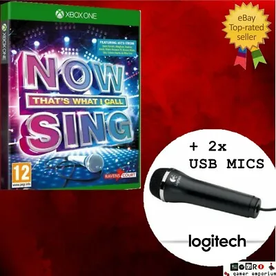 XBOX ONE Now That's What I Call Music Sing + 2 Microphones Mics - KARAOKE / SING • £30.95