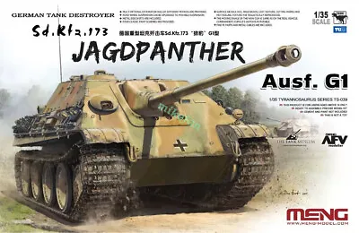 Meng TS-039 Model 1/35 Sd.Kfz.173 Jagdpanther Ausf.G1 German Cheetah • $39.89