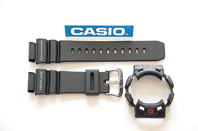 Original New CASIO G-Shock Gulfman G-9100-1V Black BAND & BEZEL Combo G-9100 • $101.08