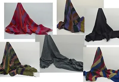 Nepalese Warm Yak Wool Shawl Stole Scarf Neck Wrap Blanket Throws Travellers Rug • $32.16