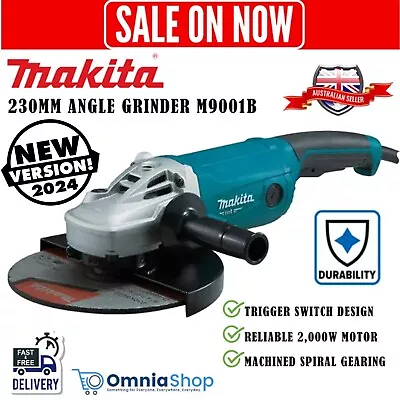 Makita 9  Angle Grinder 230mm 9 Inch Powerful 2000W Hand Held Tool M9001B New AU • $221.97