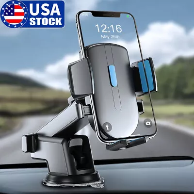 Car Phone Holder Stand  Strong Sucker Dashboard Mount Support For Phone In Car • $4.59