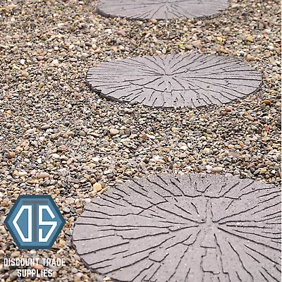 Primeur Earth Cracked Log Stepping Stone Decorative Garden Recycled Rubber  • £15.99