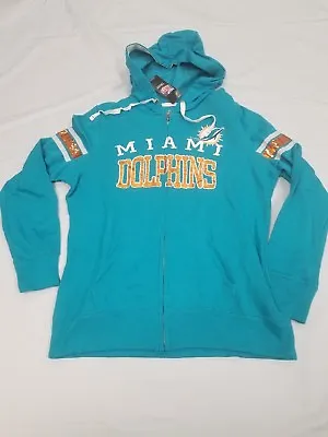 *NEW*NFL Miami Dolphins Majestic Sweatshirt Ladies Size M L Football • $23.99