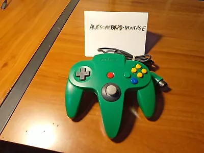 OEM Nintendo 64 N64 Controller (NUS-005) - Green *TESTED / NEW STICK!* • $24.99