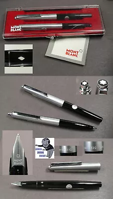 Montblanc Junior Set Fountain Pen And Ballpoint Mint In Box Rare • $199