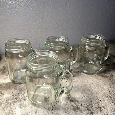 4 Vintage Mason Jars With Handles • $30