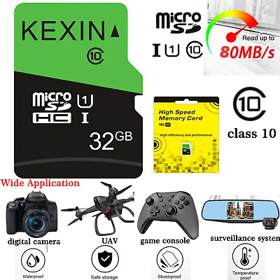 1x Memory Card TF Micro SD Card 32GB Class 10 High Speed Fast Flash For Camera • $8.99
