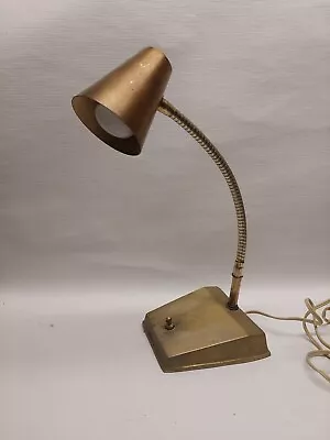 MCM DEENA CO Adjustable Gooseneck Table Desk Accent Lamp Light WORKING VINTAGE • $24.95