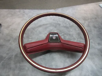 $199.95 • Buy 1978-1990 Monte Carlo Malibu Caprice Impala Steering Wheel Red 2 Spoke
