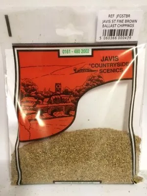 Javis Countryside Scenics Standard Fine Brown Ballast Chippings Scatter JFGSTBR • £4.15