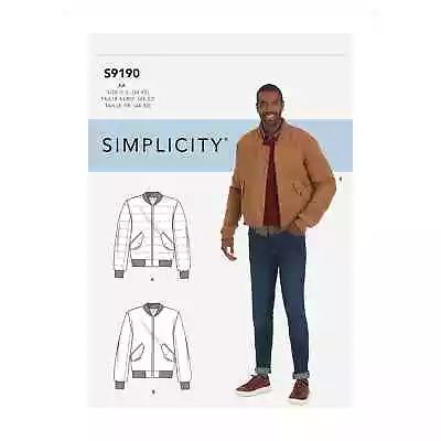 Simplicity Sewing Pattern S9190 Men's Jacket • £12.90
