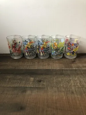 VTG McDonald's Walt Disney 100 Years Of Magic Glasses Cups Set Of 5 Mickey Goofy • $24.95