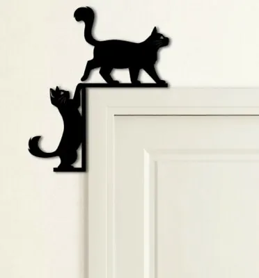 £3.99 • Buy Wall Art Stickers Cats Removable Home Vinyl Decals Door Corners