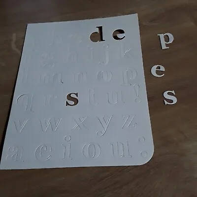 Card Making Lowercase Letters 24  A To Z Sheets • £10
