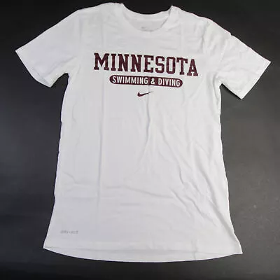 Minnesota Golden Gophers Nike Dri-Fit Short Sleeve Shirt Women's White New • $7