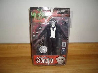 NBC Universal Diamond Select The Munsters Black & White  Grandpa  8  Figure • $49.99