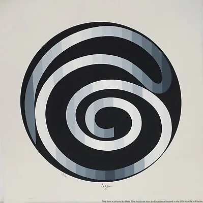 $1699 • Buy Yaacov Agam Message Of Peace II 1980 Screenprint Signed Limited Edition Op Art 	