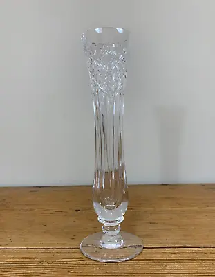 £11.50 • Buy Royal Brierley Lead Crystal Clear Glass Vase
